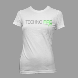 Ladies Techno Fire - White
